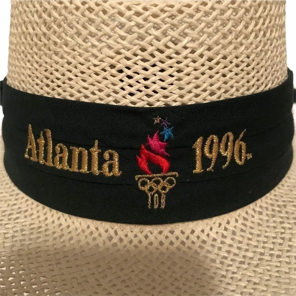 𝅺Vintage 1996 Atlanta Olympics Straw Hat Men Women